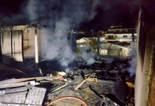 Residência em Fraiburgo é consumida por incêndio