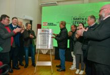 Governador entrega obra e anuncia investimento no aeroporto de Caçador