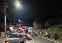 Três vítimas são socorridas em grave acidente de trânsito