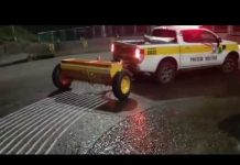 PMRv joga sal na Serra do Rio do Rastro para evitar congelamento da pista