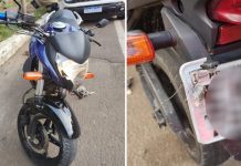 Jovem é preso em Caçador com moto adulterada