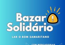 Lar O Bom Samaritano realiza Bazar Solidário da Receita Federal neste sábado (15)