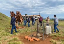 Comitiva busca informações para implantação do sistema anti-granizo