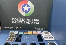 Jovem de 24 anos é preso por tráfico de drogas em Caçador