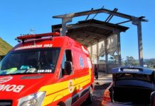 Queda de altura é registrada em Videira