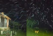 Neve volta a cair em Santa Catarina