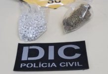 Traficante é preso com quase 500 pedras de crack em Fraiburgo