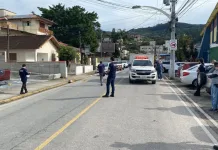 Assalto a banco em Biguaçu termina com criminoso morto