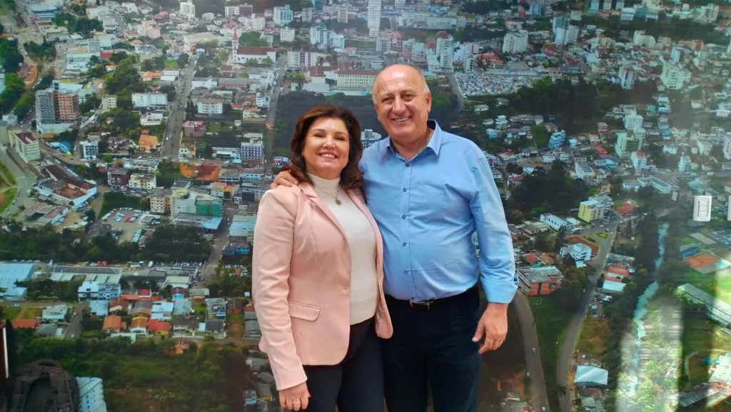 Vice-governadora em visita a Prefeitura de Videira