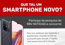 Pesquisa do RBV Notícias sorteará um smartphone