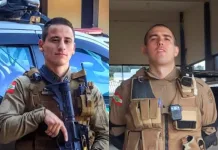 Policiais salvam mulher engasgada com carne, em Videira