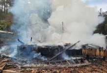 Família perde tudo em incêndio no interior de Tangará