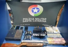 Casal é preso por tráfico e receptação em Caçador