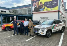 Forças de segurança de Caçador recebem novos veículos