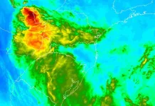 Umidade, sistema de baixa pressão e formação de ciclone deixam o tempo chuvoso nesta sexta-feira