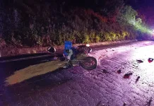 Motociclista fica ferido em colisão na SC-350, sentido Lebon Régis
