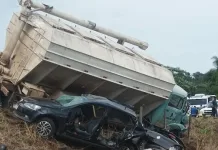 Acidente mata quatro pessoas na SC-355 em Jaborá