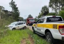 Acidente envolve carro da Saúde de Pinheiro Preto