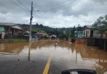 Caçador registrou 106 mm de chuvas em 24 horas