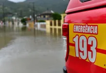 Terceiro óbito devido às enchentes é registrado em SC