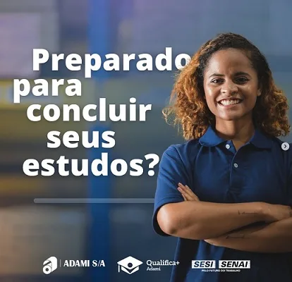 Projeto Qualifica + Adami apoia a conclusão da Educação Básica