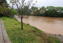 Rio do Peixe deverá subir nas próximas horas
