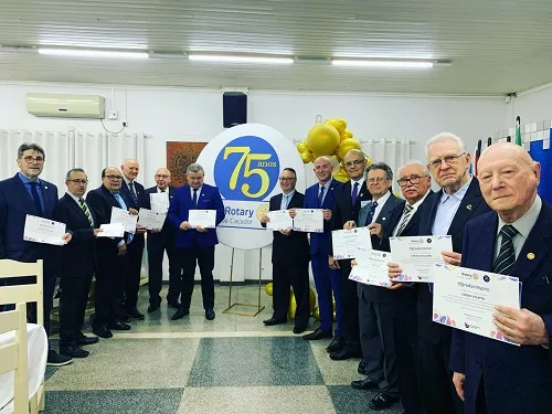 Rotary Club Caçador completa 75 anos