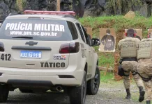 Tático do 15º BPM realiza treinamentos em Caçador