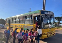 Transporte escolar do interior é cancelado em Caçador nesta segunda-feira