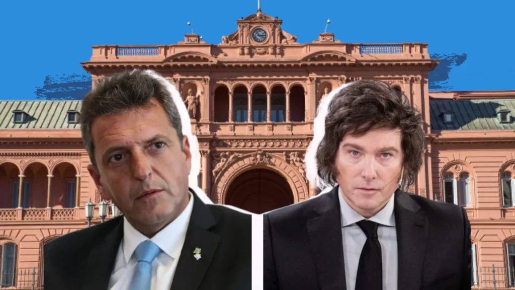 Sérgio Massa e Javier Millei