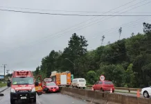 Jovens ficam feridos em acidente em Fraiburgo