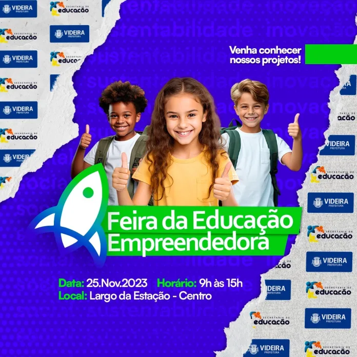 Feira da Educação Empreendedora será realizada neste sábado em Videira