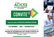 ACIC de Caçador abre o Núcleo de Comércio Exterior nesta terça-feira