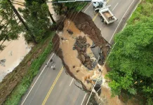 Motoristas precisam utilizar rotas alternativas entre Caçador e Videira