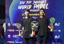 Dupla catarinense é campeã mundial de pádel