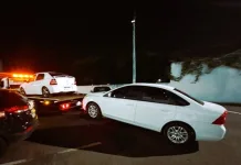 Jovens são presos após praticarem racha em Caçador