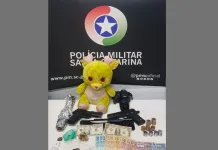 Drogas são encontradas em urso de pelúcia em Caçador