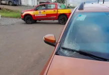 Idoso fica ferido após atropelamento em Videira