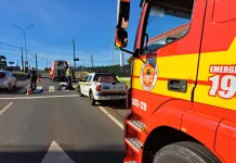 Acidente na SC-135: mulher é atropelada em Videira