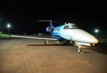 Aeroporto de Videira recebe primeiro voo noturno em 74 anos