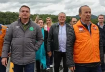 Bolsonaro cogita Jorginho Mello como candidato a presidente do Brasil em 2026