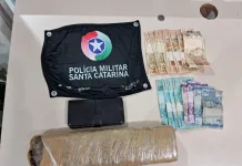 PM prende suspeito de tráfico de drogas em Fraiburgo