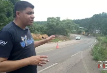 Rodovia SC-135 está liberada para o trânsito