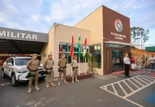 Nova sede do quartel da Polícia Militar é inaugurada em Luzerna