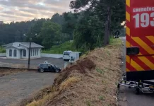 Duas pessoas feridas em saída de pista na SC-355
