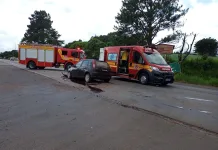 Atendido acidente de trânsito com lesões corporais