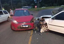 Acidente deixa uma pessoa ferida em Videira