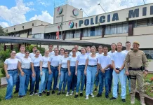 Polícia Militar de Caçador inicia curso para agentes temporários