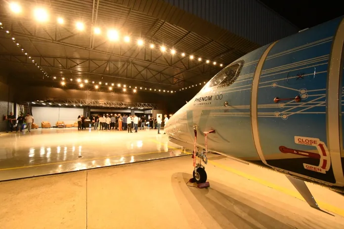 Balizamento noturno do Aeroporto de Videira é inaugurado