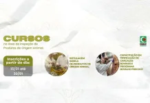 Inscrições abertas para cursos na área de inspeção sanitária de produtos de origem animal